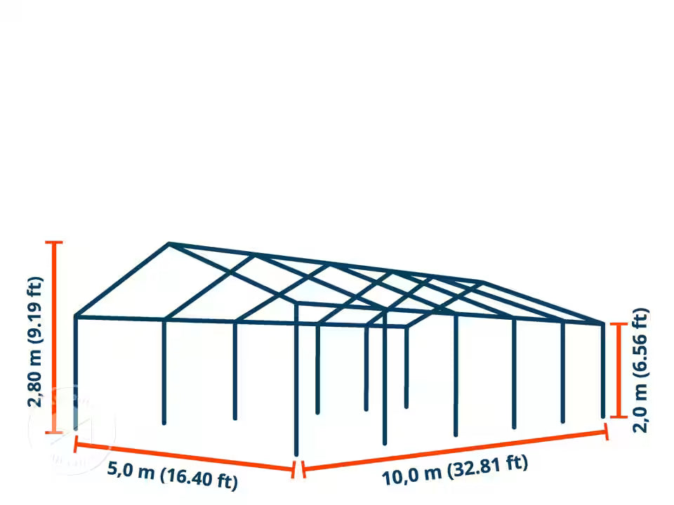 16x33 Party tent
