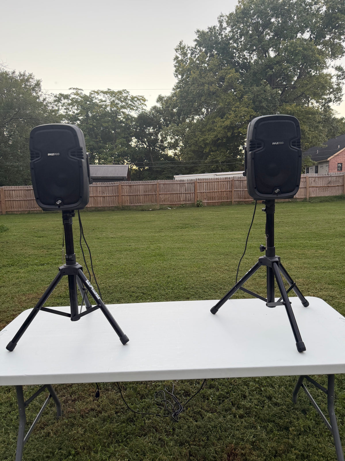 Dual Bluetooth Pyle Speakers