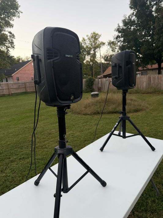 Dual Bluetooth Pyle Speakers