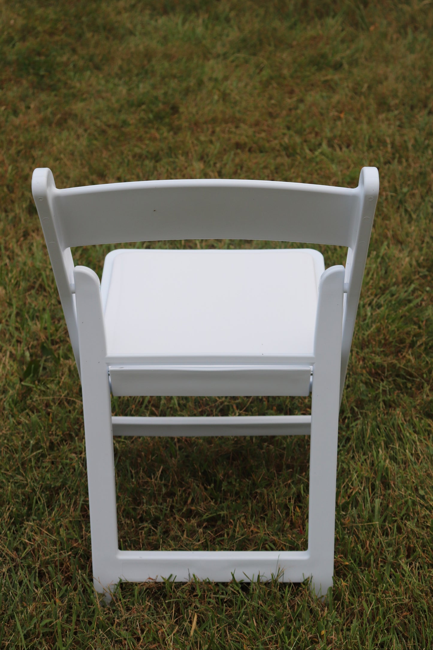 White Resin Folding Chair